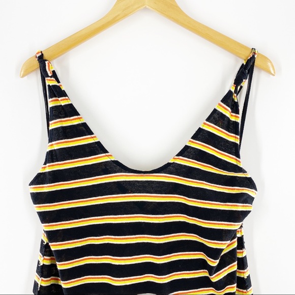 NEW Free People Lost at Sea Tank Top Black L - Picture 5 of 12
